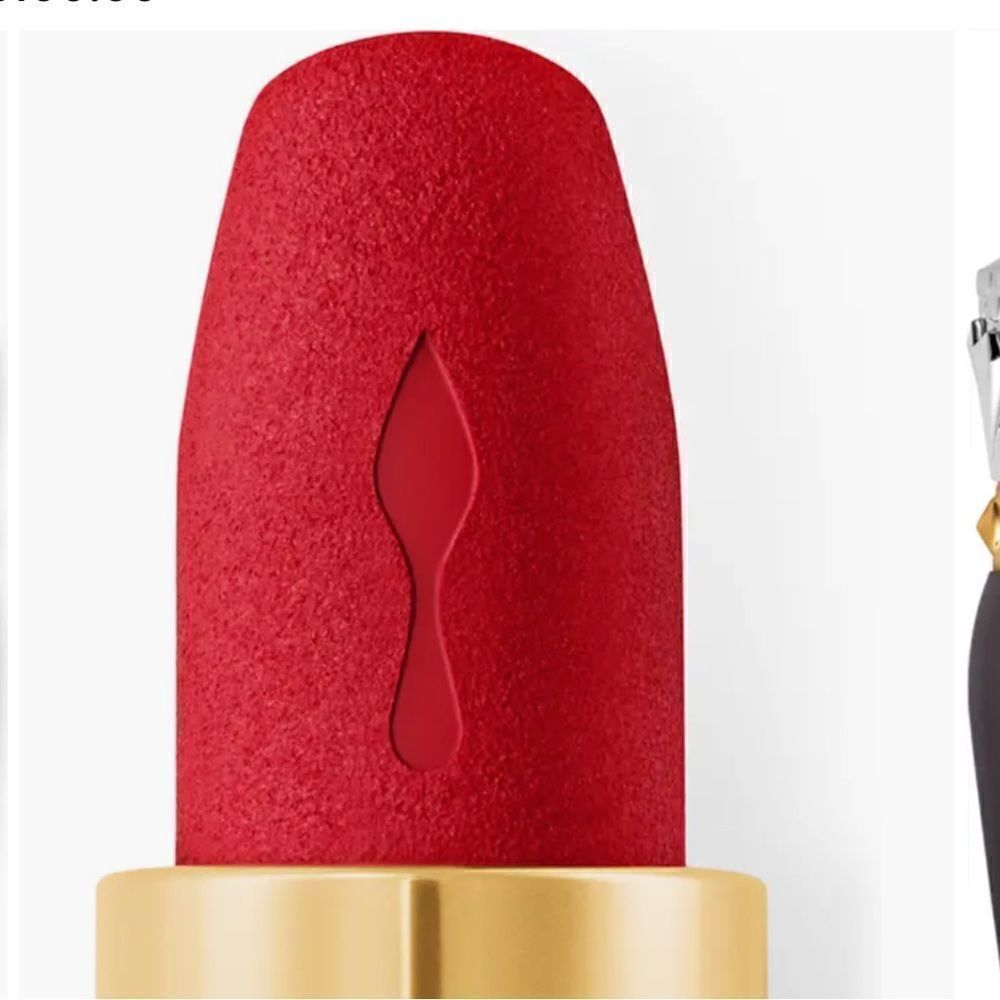 New Rouge Louboutin Velvet Matte Lipstick Red Dramadouce 005 (plastic cap)